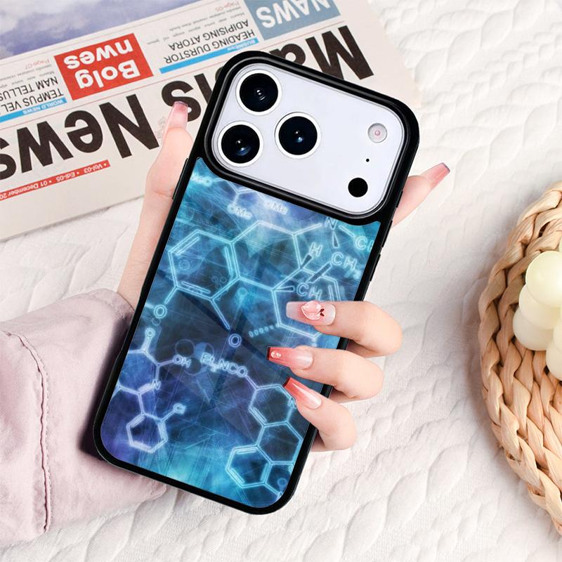 Biology and Chemistry soft Phone Case For IPhone 17 16e 15 14 13 12 11 Pro Max Air Mini Soft Protective Cover