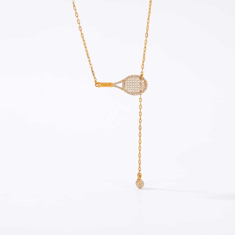 Adjustability Focus Badminton Racket with Complimentary Y Chain Necklace for Gift-Giving Occasions