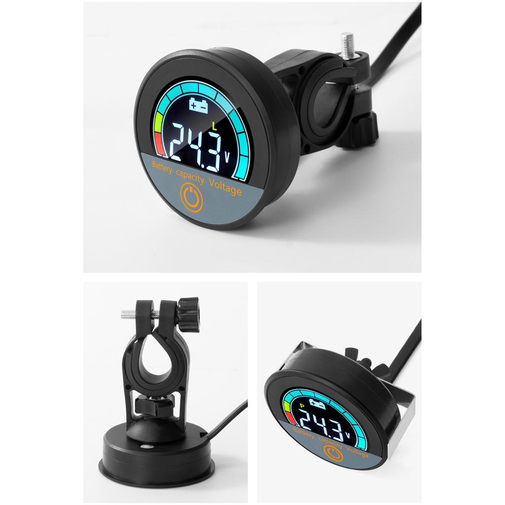 Digital Multimeter Colored LCDdisplay Multifunction Meter Battery Capacity Voltmeter Meter Monitor Battery Indicator