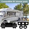 RV Shower Faucet Camper Shower Faucet Replacement 4" RV Shower Valve Diverter with Knobs for Outside and Inside Bathroom Shower