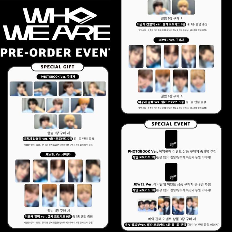 [Pre-order] AHOF The 1st Mini Album [WHO WE ARE]  PHOTOBOOK Ver. (Online Benefit)