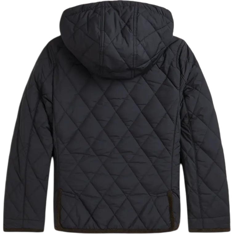 Polo Ralph Lauren Jacket FW24 Logo Embroidery Print Single-Breasted Long Sleeve Kids jackets Black CWPOOTWY6020322-001