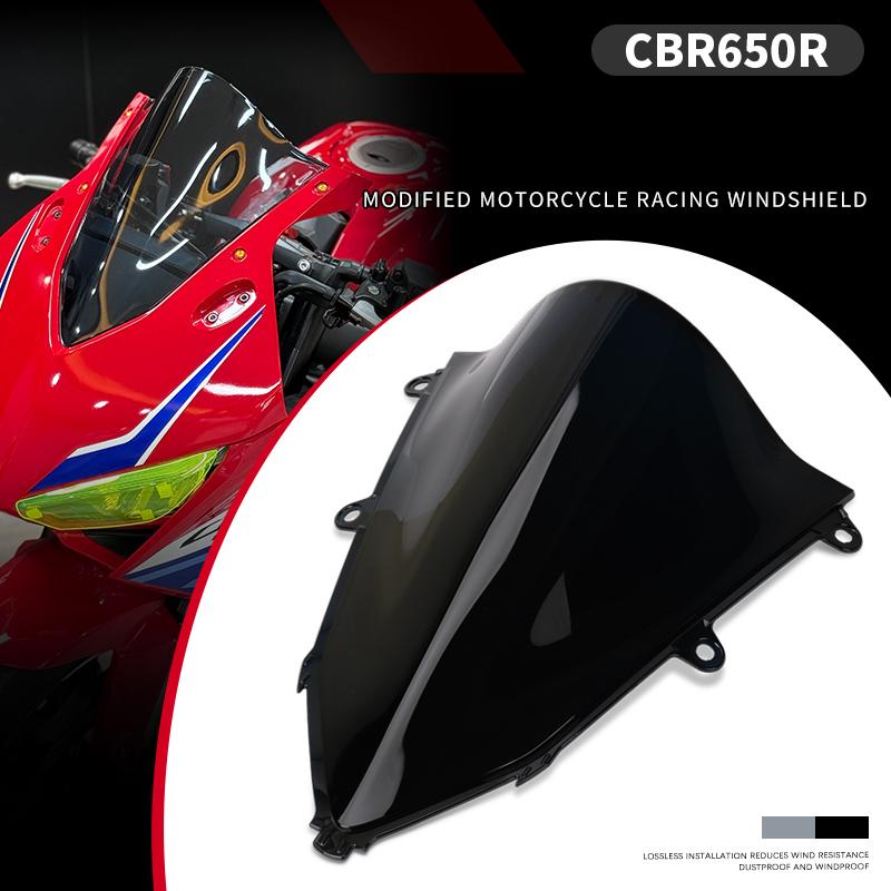 For Honda CBR650 CBR650R CBR650 R CBR 650 R 650R 2019-2025 Motorcycle Wind Windshield Windscreen Screen Fairing