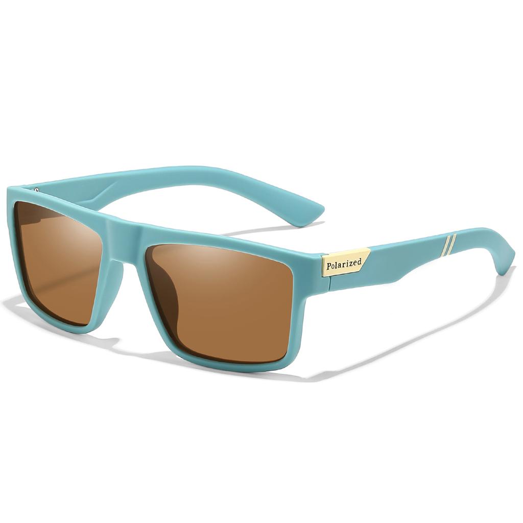 Polarized Sunglasses for Men and Women Classic Square Frame Glasses for Driving Fishing and Golf Unisex