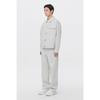 CuStomellow Men S Grey Dyed Cotton pantS C9pam26121gyl