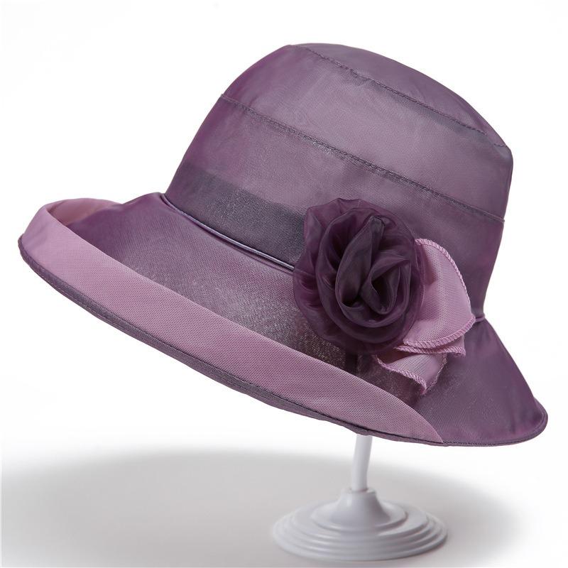 

Ladies top hat, summer sun protection, sun hat, cool hat, thin basin hat. M（56-58cm）
