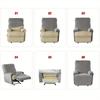 1 Seat Recliner Chair Covers Dust-Proof Elastic Armchair Slipcover Leaves Jacquard Single Sofa Slipcover For Living Room Decor