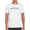 The One Where We Go To Belfast Inspired By Friends Spoof Capital of Northern Ireland Mens Tee Top