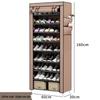 2022 Modern Fabric Shoe Rack - Dustproof, Multi-Layer Storage for Doorway & Dorms