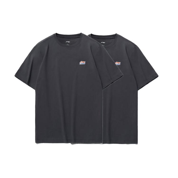 Li Ning Sports Fashion Collection T Shirts Men's Crew Neck Moderate Straight Fit AHSR635-4