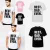 Dad Ever Best Printing Men Casual Tshirt Short Sleeve Summer Cotton Tee Tops