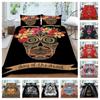 Duvet Cover Set King Size Lovely Skull Bedding Sets with Pillowcase Home Bedclothes 2/3 Pcs Bed Covers