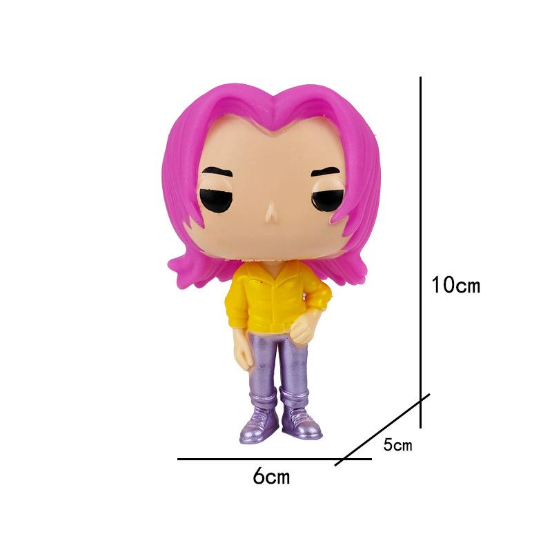 10 Stück Kpop Dämonenjäger Figur PVC Modell Anime Figur Sammlung Statue Schreibtisch Dekoration Puppen Kinderspielzeug Halloween Geschenke