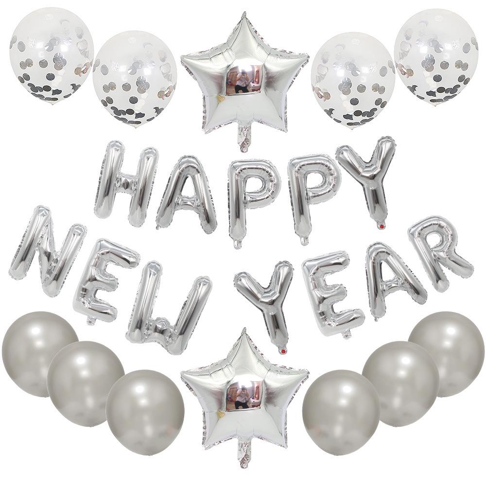 Cross-Border Birthday Party Balloon Set: 18-Inch Star Sequin Decoration
