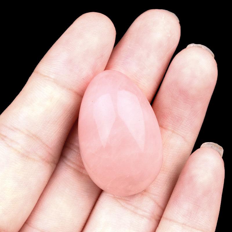 1pc Egg Shaped Ornaments Non-porous Beads Natural Stone Crystal Amalgamation Bird Eggs Stone Easter Colored Egg Accessories