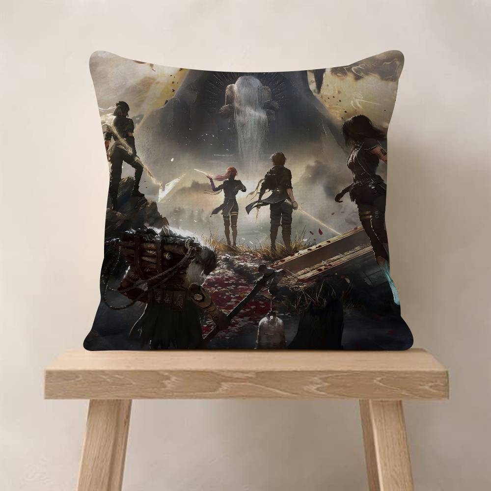 Game Clair Obscur Expedition 33 Maple Design Cushion Cover Happy Autumn Harvest Decor Holiday Decorati Pillow Cover