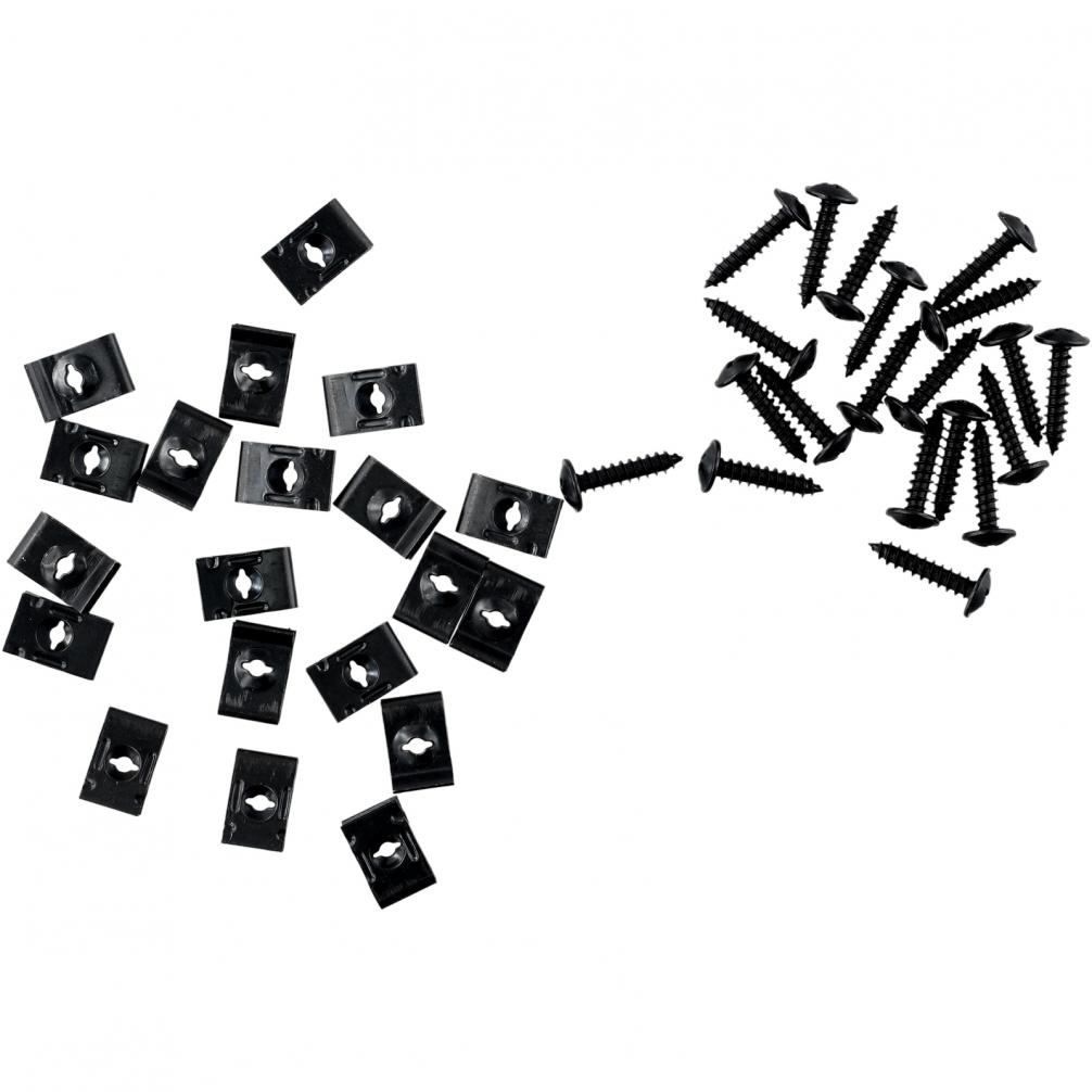 U-type Clips Accessory Black Panel Fasteners Parts