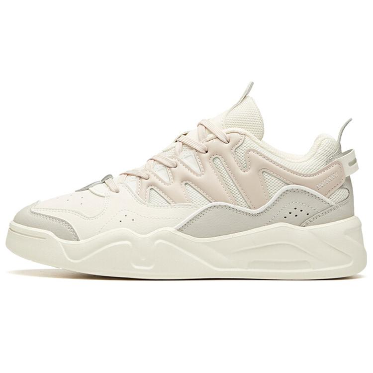 

New ANTA Skateboard Shoes Women s Low top Gray White 122018041-2 38