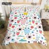 Cartoon Sheep Farm Animals Duvet Cover Set, Butterfly Princess Bedding Set, Soft Comfortable Breathable Duvet Cover