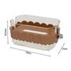 Tissue Box Cover Stylish Tabletop Dryer Sheet Holder for Kitchen Vanity