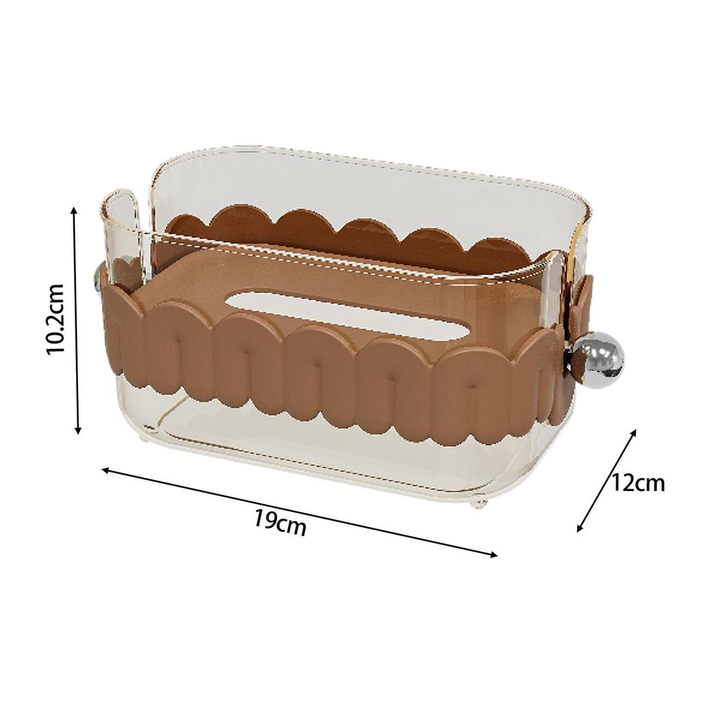 Tissue Box Cover Stylish Tabletop Dryer Sheet Holder for Kitchen Vanity