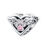 Copper Heart Shap Cute Claw Beads Fit Bracelets Decoration Diy Birthday Party Fine Gifts Jewelry Bracelet Accessory