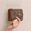 Men's Retro Zipper Wallet: Multi-Card Slots & Large Capacity