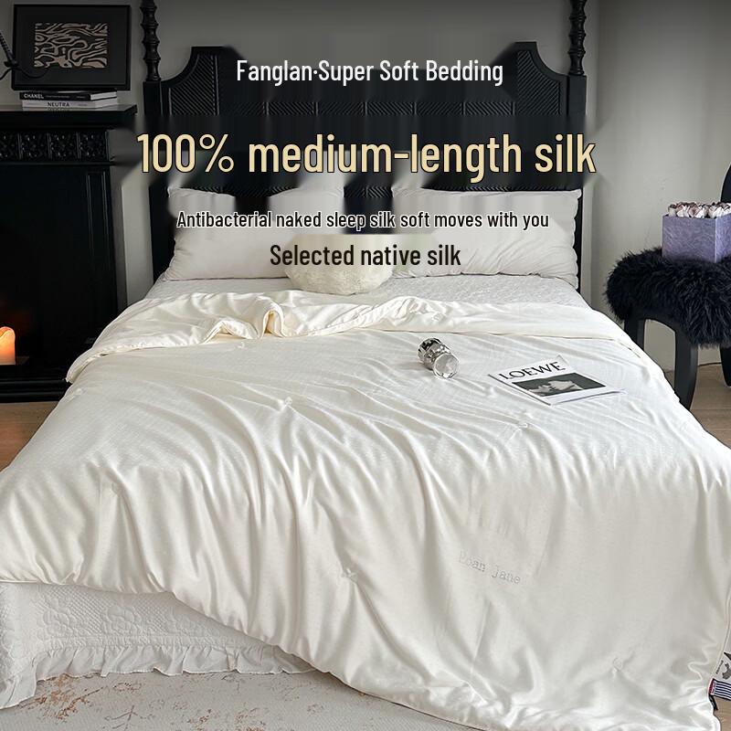 

Fangwang 100% Tussah Silk Jacquard Quilt