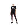 Under Armour Fun Large Logo Print Pocket Training Loose Comfortable Short Sleeve T-Shirt Women T-Shirts Black 1366115-001