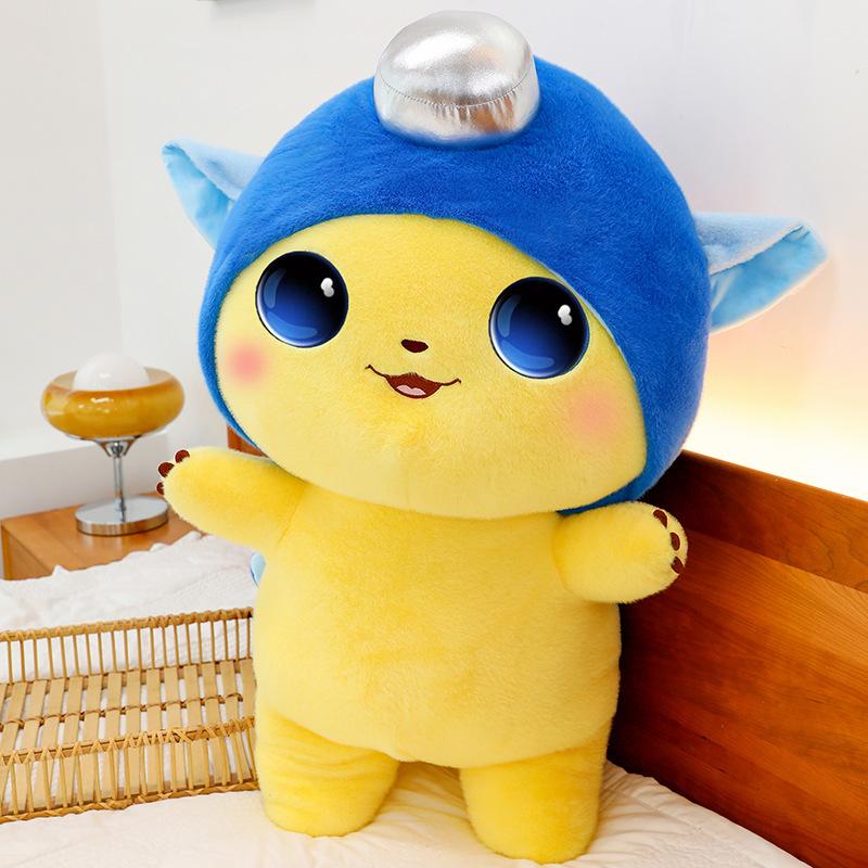 

Кукла Флэш Пикачу Мультяшная Плюшевая Игрушка Подушка для Броска Подарок ПП Удобный Хлопок 35cm/13.78in