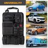 FUNY Tactical Car Seat Back Upgraded Tactical Vehicle Panel Organizer with 5 Removable Molle Universal Fit for Most Vehicles Organizer, Pouches,