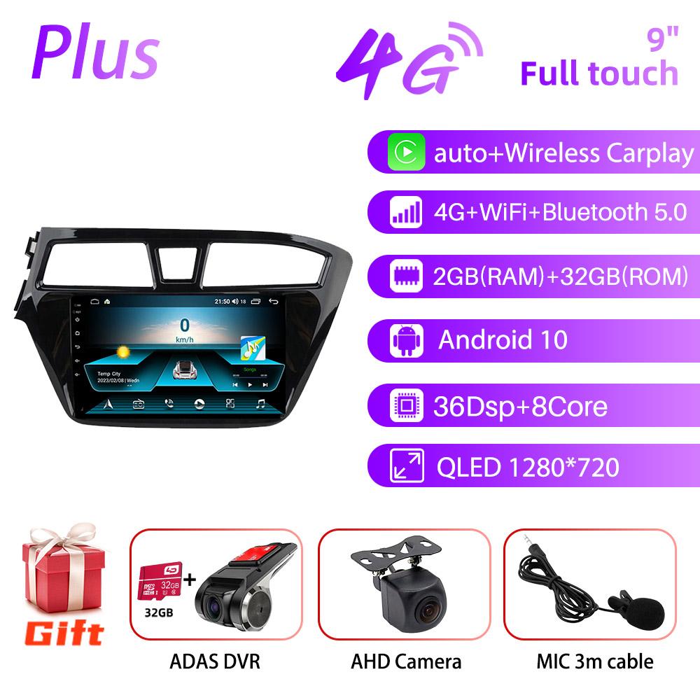 2 Din Android Car Radio Stereo for Hyundai I20 2014 - 2017 Left Hand Multimedia Player WIFI Navigation Autoradio GPS Head Unit