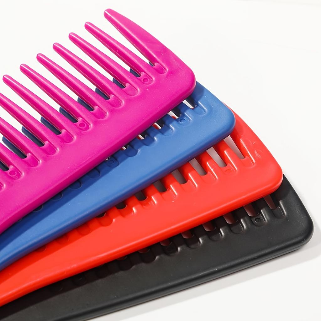 Anti-Static Hair Comb Hairdressing Brushes With Hanger Shower Detangler Large Wide Tooth Comb Professional Salon Makeup 1PC