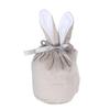 24 Stück Hasen-Geschenktüten, Samttüten mit Kordelzug, Hasen-Geschenk