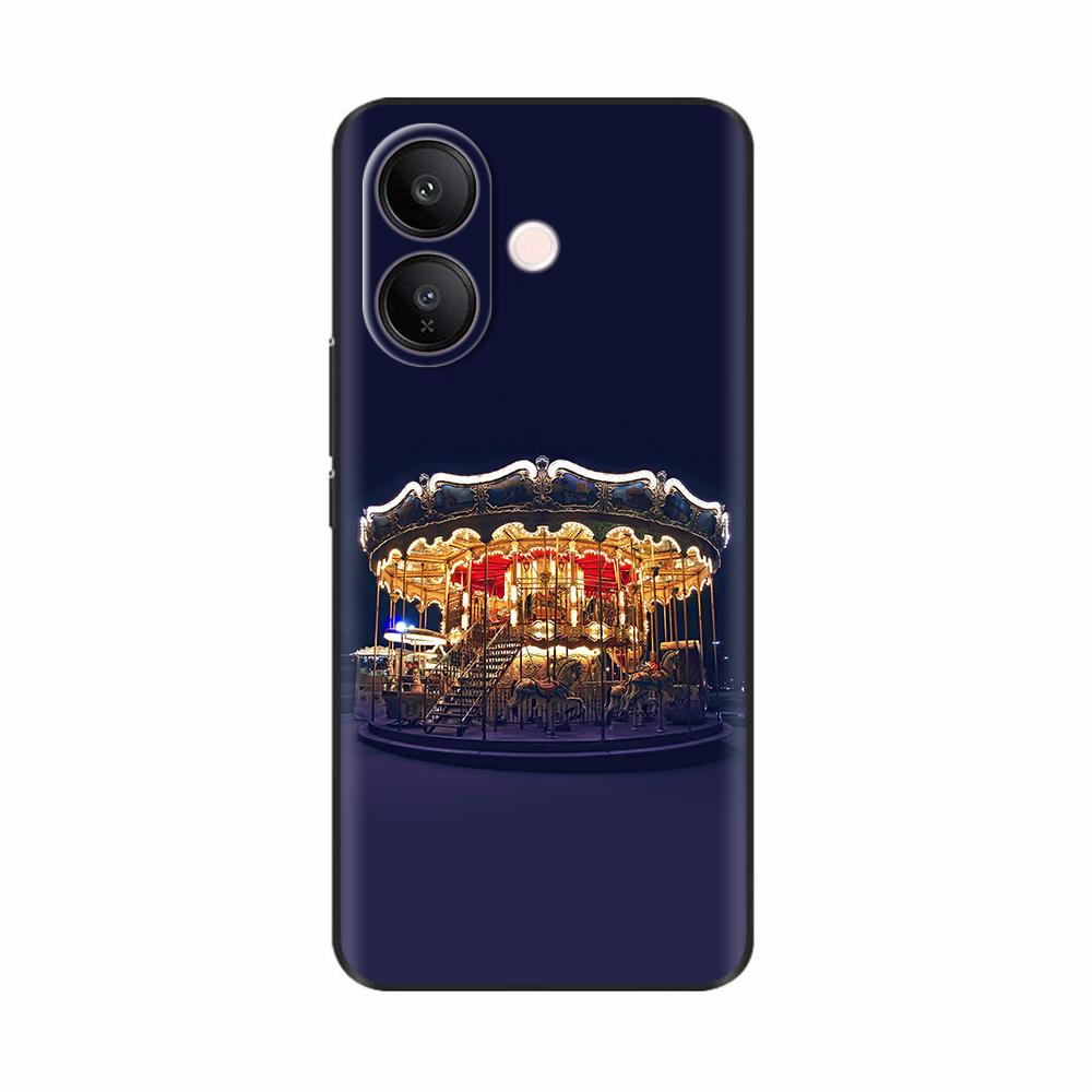 For Vivo V60 Lite Case Case Sweet Love Heart Flower Soft Silicone TPU Cover For Vivo V60 Lite 4G 5G Phone Cases Protective Coque