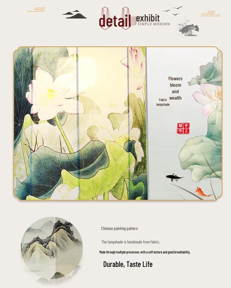 Chinesische Klassische Zen Stehlampe für Wohnzimmer, Arbeitszimmer, Teeraum, Hotel, Villa