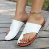Fashion Women Summer Flat Slippers Casual Solid Color Round Toe Wear Slides Roman Style Solid Soft Sole Slides for Women Size 36-43