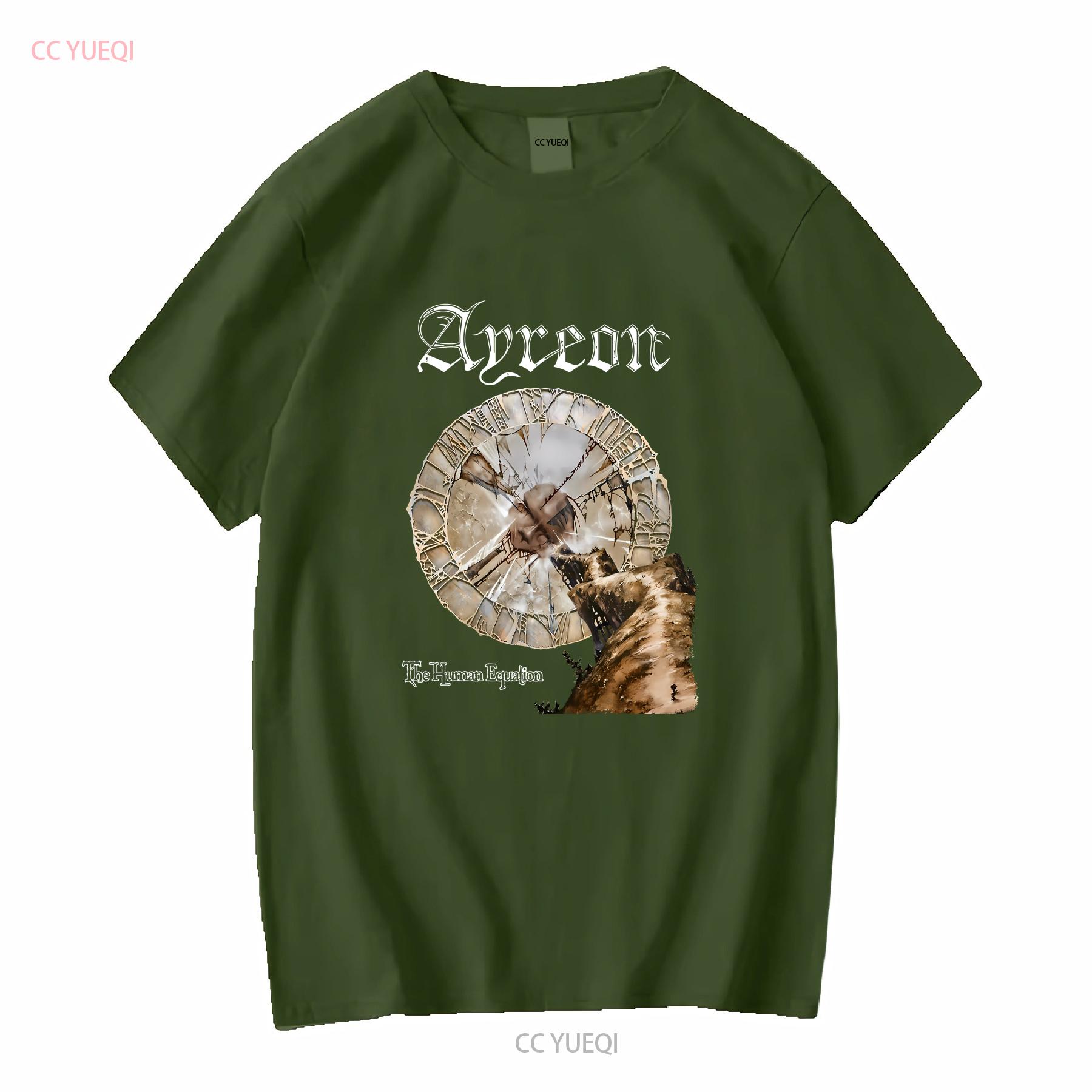 

NWT Ayreon The Human Equation Progressive Rock Band Music Album T Shirt S 4XL vintage Washed Slightly Top For Everyday Wear 4XL