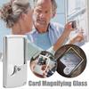 Portable Credit Card Led Magnifier Loupe with Light Magnifying Glass