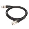 XLR Stecker auf Buchse Mikrofonkabel 1,5 Meter Plug and Play Klarer HiFi-Sound Kabel für KTV-Lautsprecher Heimkinos