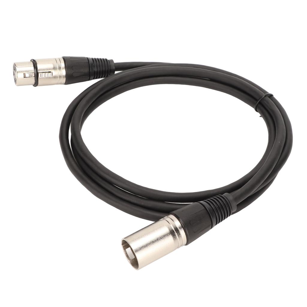 XLR Stecker auf Buchse Mikrofonkabel 1,5 Meter Plug and Play Klarer HiFi-Sound Kabel für KTV-Lautsprecher Heimkinos