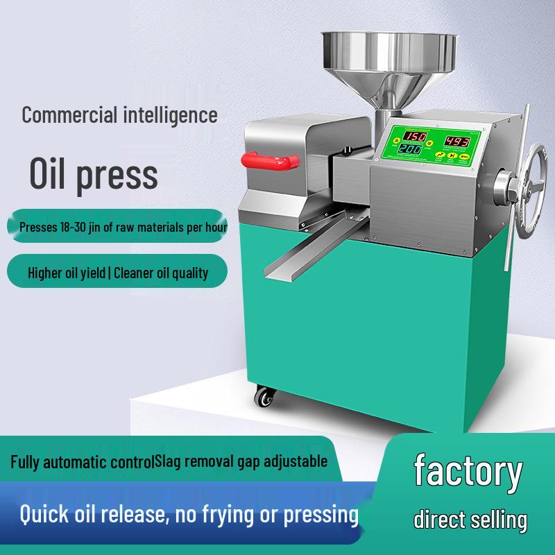 Stainless Steel Oil Press Machine for Home & Commercial Use