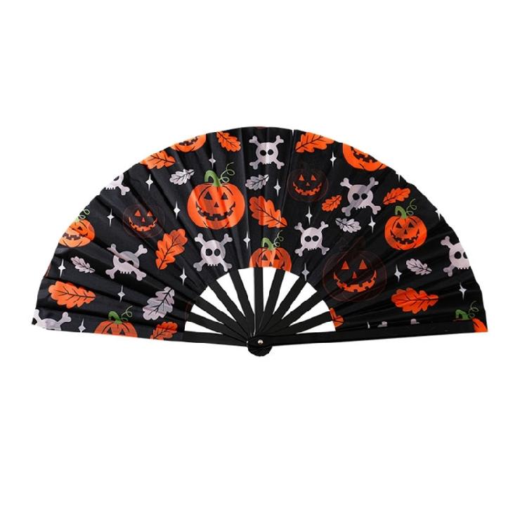 Portable 33cm Plastic Kung Fu Fan Themed Party Accessory Halloween Decoration Durable Reusable