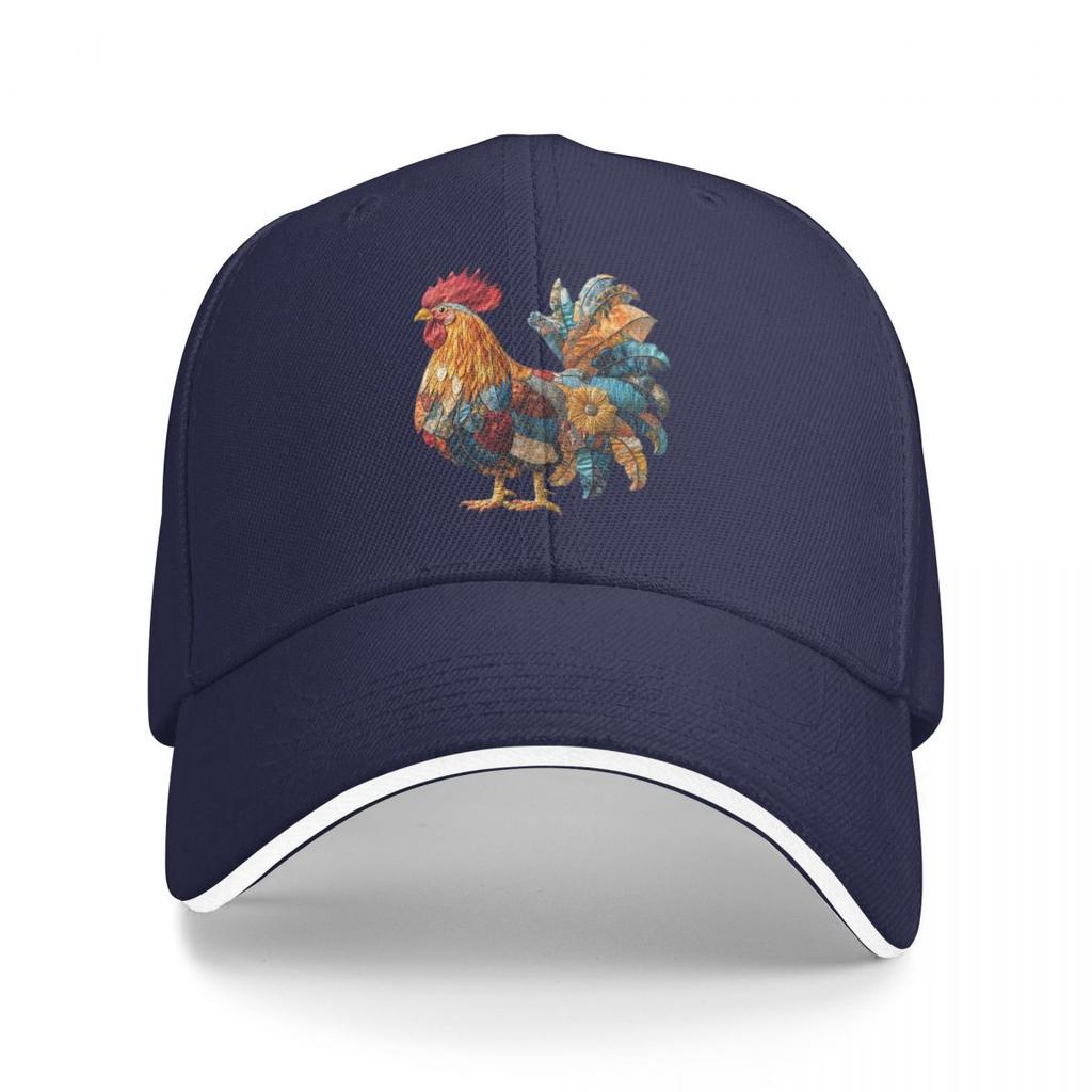 Unisex Baseball Hats Lifelike Rooster Denim Chicken Outdoor Streetwear Summer Sports Baseball Caps Hip Hop Cap Casquette Hats