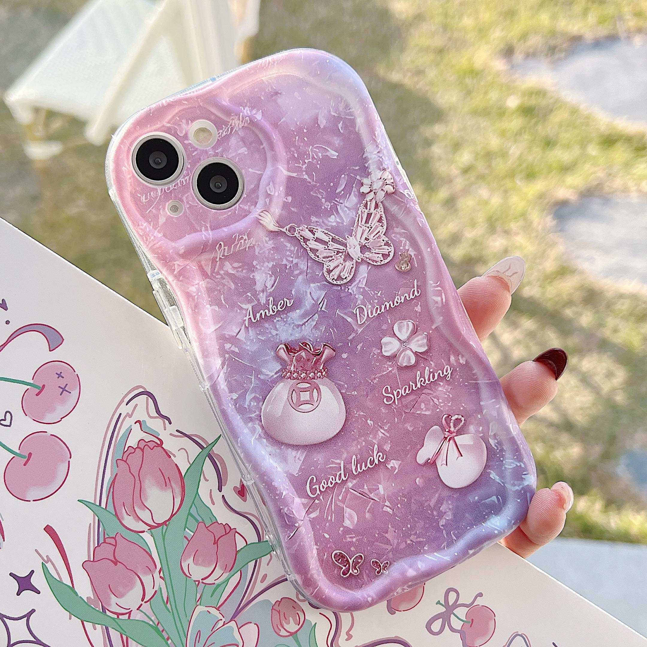 

Силиконовый чехол для Xiaomi Redmi Note 14 13 Samsung A56 A26 A36 Oppo A3 A5 Pro Tecno Spark 30C Funda Cartoon Butterfly Flowers Cover Soft TPU Bumper Realme C65 (4G)