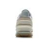 Li Ning Fangyuan Eternal Running Shoes Women's Low Top Vanilla White/Tapioca Apricot/Water Gray Green AGCR058-7