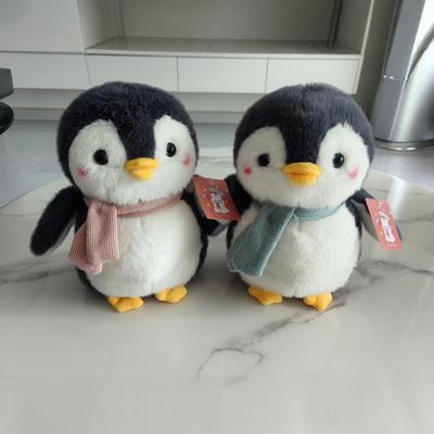 Boneca de pelúcia pinguim pequeno fofo fofo presente de aniversário presente de aniversário fofo atacado mundo subaquático