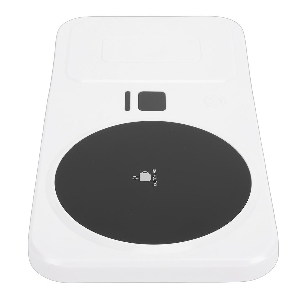 Mug Warmer White Multifunctional Temperature Controlled Cup Warmer with Wireless Charging 3 Temp Settings for Coffee Milk