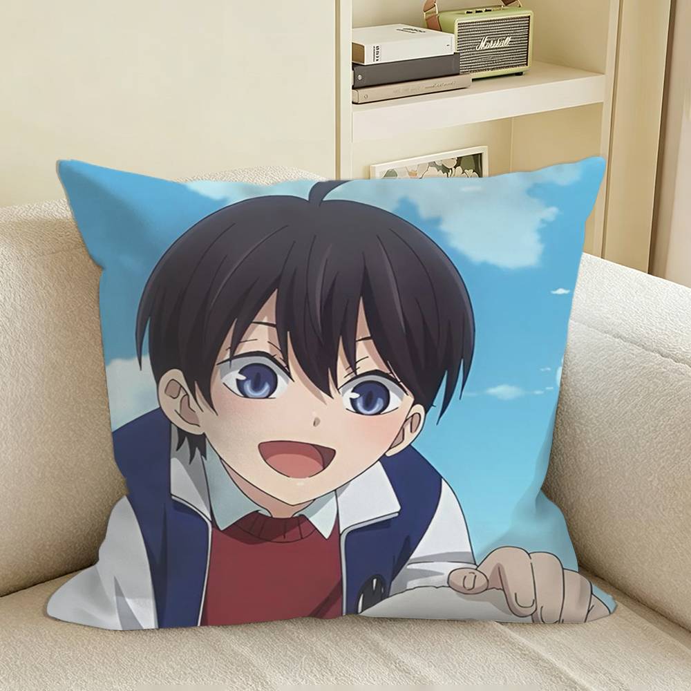 Anime Dakaretai Otoko Takato Saijou Square Sofa Pillow Cover Solid Color Living Room Home Decor Cushion Case