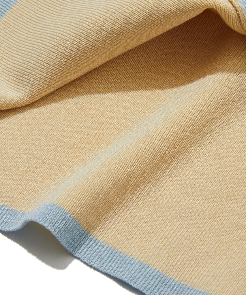 PENFIELD Knit Color-Blocked Slim Sleeveless Ivory_Fs2Ne60F